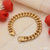 Superior quality graceful design golden color stainless