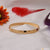 Superior quality hand-finished design gold plated kada for