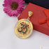 Om Superior Quality Hand-Finished Design Gold Plated Pendant for Men - Style B724