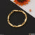 Trending design with diamond latest gold plated bracelet for