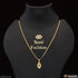 Unique with Diamond Finely Detailed Gold Plated Necklace for Ladies - Style A358