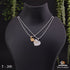 Unlock Hearth with Key Locket With 2 Chain For Valentine Gift Pendant Set - Style A014