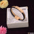Very Attractive High Quality Stainless Steel Golden Metal With Leather - Style A896