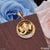 Very best ganesha with diamond in gold plated pendant -
