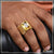 Yellow stone with diamond exceptional design high-quality
