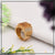 Yellow stone with diamond latest design high-quality gold