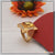 Yellow stone with diamond glamorous gold plated men’s ring - Style B117