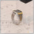 Gold & Silver with Diamond Latest Design High-Quality Ring for Men - Style B234