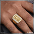 1 Gram Gold Plated with Diamond Lovely Design High-Quality Ring for Men - Style B266