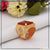 1 Gram Gold Plated Red Stone with Diamond Best Quality Ring for Men - Style A773