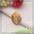 1 Gram Gold Forming Jaguar With Diamond Antique Design Ring For Men - Style A892