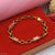 1 Gram Gold Plated Rudraksh Best Quality Attractive Design Bracelet - Style B989