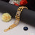 1 Gram Gold Plated Om with Diamond Glamorous Design Bracelet for Men - Style C002