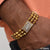 1 Gram Gold Forming Swastik with Diamond Delicate Design Bracelet - Style C004