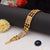 1 Gram Gold Plated Swastik with Diamond Best Quality Bracelet for Men - Style C006