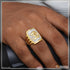1 Gram Gold Plated Om with Diamond Best Quality Durable Design Ring - Style A940