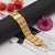 1 Gram Gold Forming 3 Line Star Nawabi Sophisticated Design Bracelet - Style C010