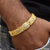 1 Gram Gold Plated Round with Diamond Sophisticated Design Bracelet - Style C024