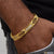 1 Gram Gold Forming 2 in 1 Latest Design High-Quality Bracelet for Men - Style C025