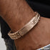 Beautiful Design Premium-Grade Quality Rose Gold Bracelet for Men - Style C039
