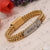 Best Quality Elegant Design Golden & Silver Color Bracelet For Men - Style C041
