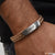Best Quality Durable Design Silver & Rose Gold Color Bracelet for Men - Style C042