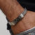 V Shape Classic Design Superior Quality Silver Color Bracelet for Men - Style C055