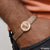 4 Line Superior Quality High-class Design Rose Gold Bracelet For Men - Style C060