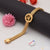 Round Shape 2 Line Best Quality Elegant Design Golden Color Bracelet - Style C065