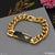 Lovely Design High-quality Black & Golden Color Bracelet For Men - Style C087