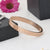 2 Line Charming Design Premium-Grade Quality Rose Gold Kada for Men - Style A834