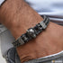 Fox Superior Quality Gorgeous Design Black Color Bracelet For Men - Style C298