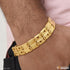 1 Gram Gold Plated 2 Line Triangle Nawabi Best Quality Bracelet - Style C329