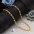 1 Gram Gold Plated Round linked Fashionable Design Chain for Men - Style C152