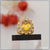 1 Gram Gold Plated Yellow Stone with Diamond Funky Design Ring for Men - Style B199