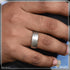 Siver Eye-Catching Design Etched Design High-Quality Ring for Men - Style B233