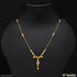 1 Gram Gold Plated with Diamond Classic Design Necklace for Ladies - Style A104
