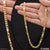 1 Gram Gold Plated 2 In 1 Nawabi Fashionable Design Chain for Men - Style C322