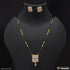 1 Gram Gold Plated With Diamond Lovely Design Mangalsutra Set For Women - Style A169