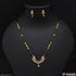 1 Gram Gold Plated With Diamond Cool Design Mangalsutra Set For Women - Style A173