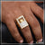 1 Gram Gold Forming Sun with Diamond Cool Design Superior Quality Ring - Style A926