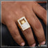 1 Gram Gold Forming Sun with Diamond Cool Design Superior Quality Ring - Style A926