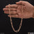 2 in 1 Expensive-Looking Design High-Quality Rose Gold Chain for Men - Style C057