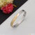 Zig - Zag Superior Quality Graceful Design Golden Color Kada for Men - Style A905
