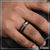 Black Etched Design High-Quality Attention-Getting Design Ring for Men - Style B235