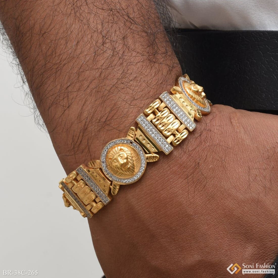 Buy Apzzic 12mm Gold Plated Hip Hop Iced Out CZ Lab Diamond Miami Cuban  Link Chain Bracelet with Giftbox for Men and Women Gold 8inch Online at  Lowest Price Ever in India |