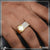 1 Gram Gold Plated Yellow Stone Cute Design Best Quality Ring For Men - Style B066
