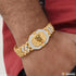 1 Gram Gold Plated Mudra Latest Design High-Quality Bracelet for Men - Style C353