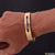 Black Line Cube Stainless Steel Bracelet Kada Delicate Design For Men - Style A035